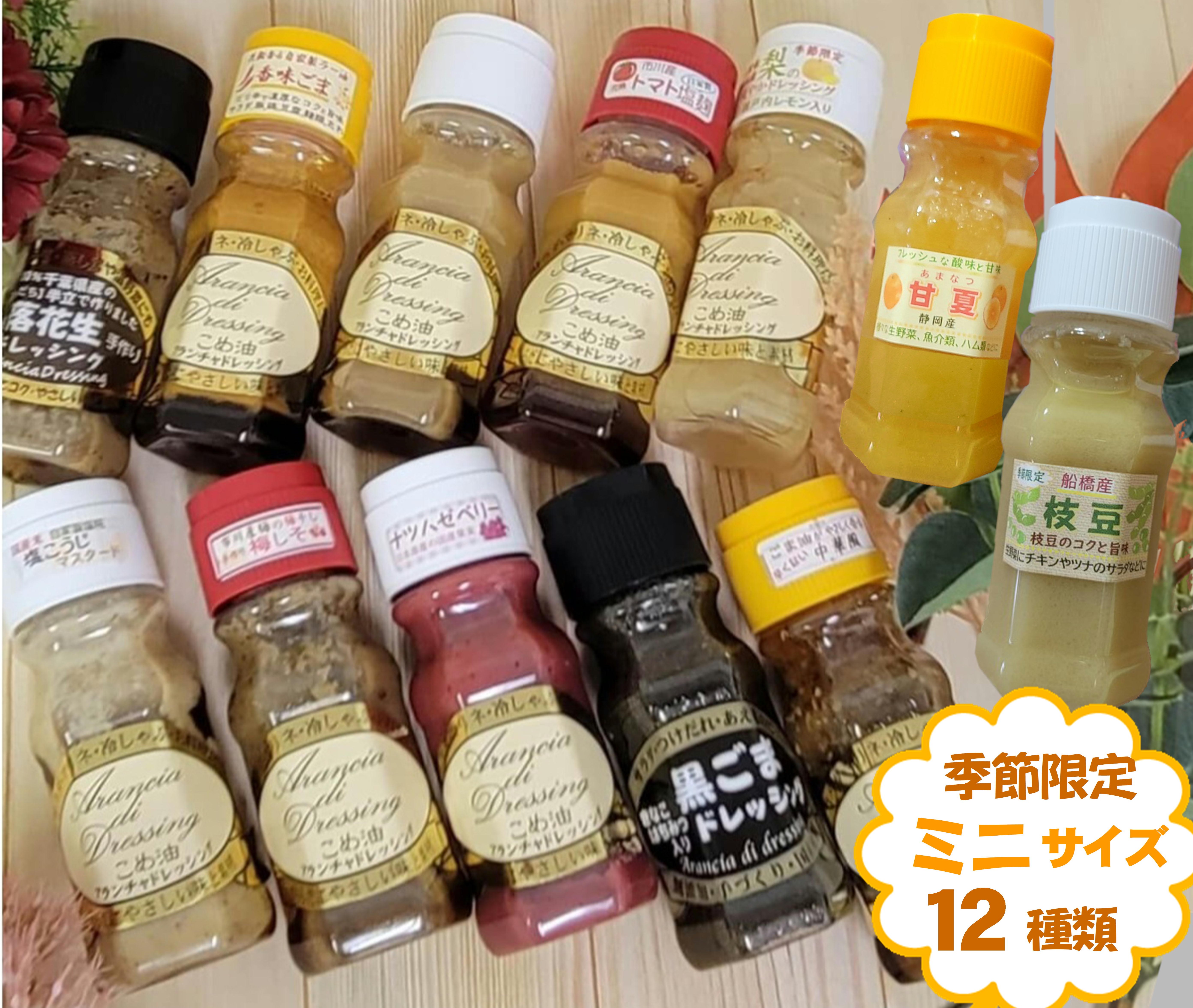 【お試しセット】ご自宅用・100mlx12種類（季節により内容が変わります）